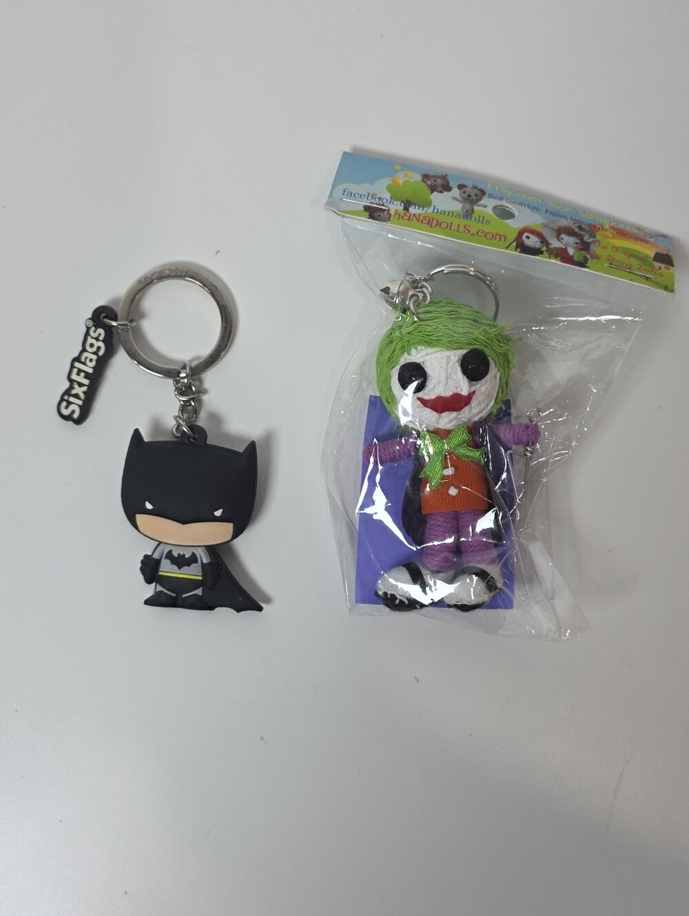 Batman And Joker Keychains